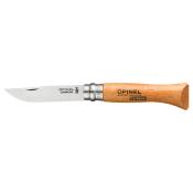 OPINEL - COUTEAU PLIANT - N°06 - LAME 70MM - TRADITION CARBONE - VIROBLOC