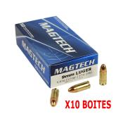 MAGTECH - MUNITION - CAT B - 9MM- 124 GR - 8 G - FMJ - 770647 - X500