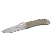 CRKT - COUTEAU PLIANT - V.A.S.P - JERNIGAN - LAME ACIER- MANCHE TAN - 7481.CR*