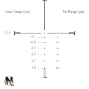 HAWKE - LUNETTE TIR - VANTAGE - 4-12X50 - IR - SUBSONIC- RIMFIRE - 14251