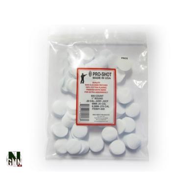 PRO-SHOT - NETTOYAGE - PATCH COTON - 22 LR TO 270 - CHIFFONNETTES - X600 - 1-600