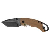 KERSHAW - COUTEAU PLIANT - SHUFFLE II TAN - LAME 64MM - GFN - CLIP - KW8750TTANB