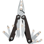 LEATHERMAN - MULTIFONCTIONS - WINGMAN - EDITION BLACK - 832466*