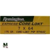 REMINGTON - MUNITION - CAT C - 7X64 - 175 GR - PSP - CORE LOKT - CG7642 - X20