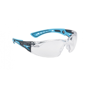 BOLLE - LUNETTE PROTECTION - SAFETY RUSH+ - INCOLORE - BLEU NOIR - 44014