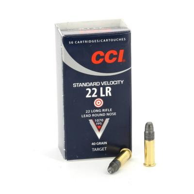 CCI - MUNITION - CAT C - STANDARD - 22LR - 40 GR - 1070FPS - 62100152 - X50