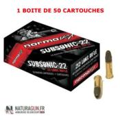 NORMA - MUNITION - CAT C - SUBSONIC - 22LR - 2425080 - X50