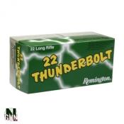 REMINGTON - MUNITION - CAT C - 22 LR - THUNDERBOLT - 40 GR - CA21238 - X50