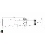 KITE OPTICS - LUNETTE TIR - RSCO - K4 - X4i - 3-12X50 - BL - D30 - K282349