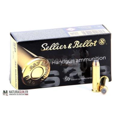 SELLIER & BELLOT - MUNITION - CAT B - 357 MAG. - 158 GR - SP - 763626 - X50
