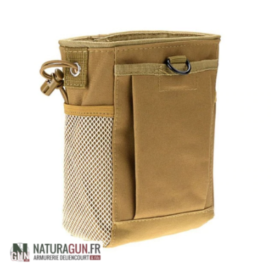 NATURAGUN® - POCHETTE - ETUIS A DOUILLES - TACTIQUE - MOLLE - DESERT