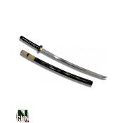 NATURAGUN® - KATANA - FORGE - NOIR LOGO EVENTAIL - LAME TRANCHANTE - 76CM - K164