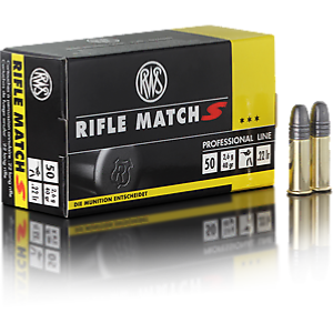 RWS - MUNITION - CAT C - RIFLE MATCH S - 22LR - 2314372 - X500