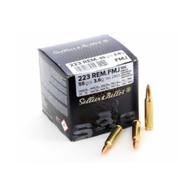 SELLIER & BELLOT - MUNITION - CAT B - 223 / 5.56 - 55 GR - FMJ - 763778 - X100