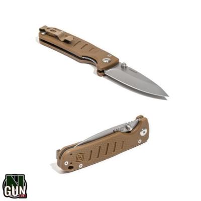 5.11 - COUTEAU PLIANT - ICARUS DP MINI TAN - MANCHE FRN - 7.1CM - 511-51157-134