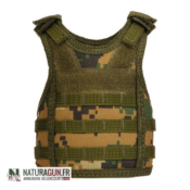 NATURAGUN® - GOODIES - GILET PARE BALLE DECO - BOUTEILLE BIERE - OLIVE CAMO