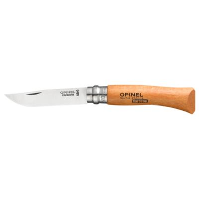 OPINEL - COUTEAU PLIANT - N°07 - LAME 80MM - TRADITION CARBONE - VIROBLOC
