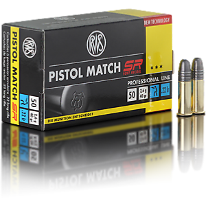 RWS - MUNITION - CAT C - PISTOL MATCH SR - 22LR - 2317799 - X50