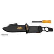 BROWNING - COUTEAU FIXE - IGNITE - BLACK ORANGE - ETUIS - ALLUME FEU - 3220161