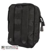 NATURAGUN® - POCHETTE - MEDICAL TACTICAL - EDC - MOLLE - NOIRE