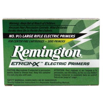 REMINGTON - AMORCES - EXTRONX - ELECTRIC PRIMERS - LARGE RIFLE 9 1/2 - BOITE 10