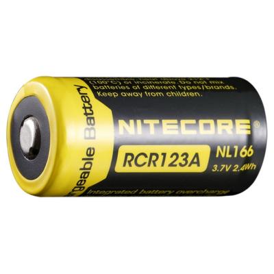 NITECORE - BATTERIE - ACCUS RCR123A - LI-ION - 650mAh - 3.7V - 2.4Wh - NCNL166