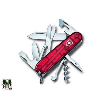 VICTORINOX - COUTEAU SUISSE - CLIMBER - RUBIS - 15 FONCTIONS - 1.3703.T