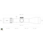 HAWKE - LUNETTE TIR - VANTAGE - 2.5-10X50 -30 WA - L4A DOT IR - 14274