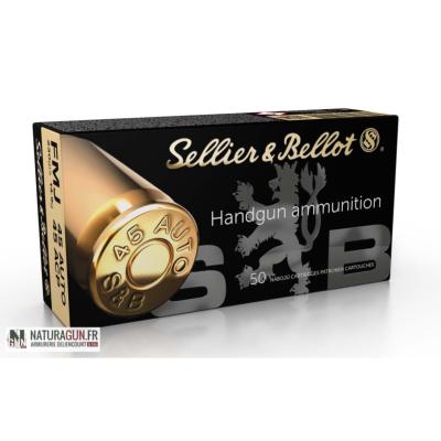 SELLIER & BELLOT - MUNITION - CAT B - 45 ACP - 230 GR - FMJ - 3039 -X50