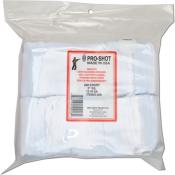 PRO-SHOT - NETTOYAGE - PATCH COTON - CAL. 12 - CAL. 16 - 3" SQ. - X500 - 3-500