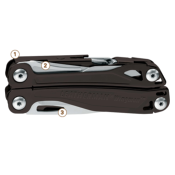 LEATHERMAN - MULTIFONCTIONS - WINGMAN - EDITION BLACK - 832466*