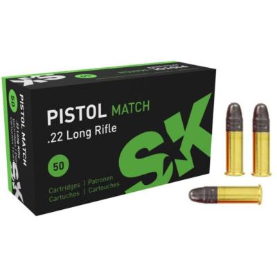 SK - MUNITION - CAT C - PISTOL MATCH - 22LR - 420114 - X50