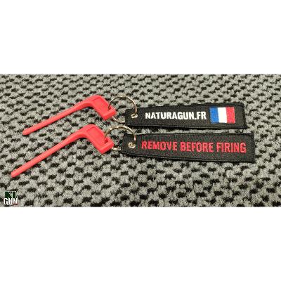 NATURAGUN® - TEMOIN - CHAMBRE VIDE - ROUGE - REMOVE BEFORE FIRING - A57590 - X1