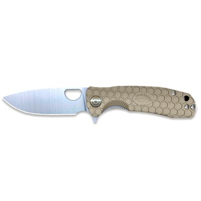 HONEY BADGER - COUTEAU PLIANT - FLIPP. MEDIUM TAN - 81MM - MANCHE FRN - 01HO006