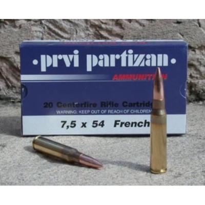 PPU - PRVI PARTIZAN - MUNITION - CAT C - 7.5X54 MAS - FMJ - PP-A-A346 - X20