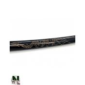 NATURAGUN® - KATANA - FORGE - NOIR DRAGON GRAVE - LAME TRANCHANTE - 76CM - K157