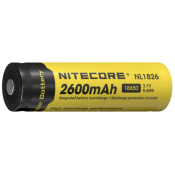 NITECORE - BATTERIE - ACCUS 18650 - LI-ION 2600mAh - 3.7V - 9.6Wh - NCNL1826