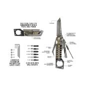 REAL AVID - COUTEAU OUTIL - 19 EN 1 - PISTOL MULTI-TOOL - EN10013 - 71-000011