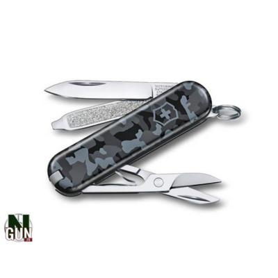 VICTORINOX - COUTEAU SUISSE - CLASSIC - CAMO NAVY - 7 FONCTIONS - 0.6223.942