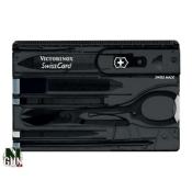 VICTORINOX - SWISS CARD - ONYX - TRANSLUCIDE - 10 FONCTIONS - 0.7133.T3