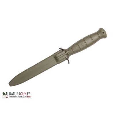 GLOCK - COUTEAU FIXE - DAGUE - SCIE - VERT MILITAIRE - 39181