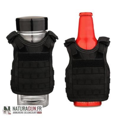 NATURAGUN® - GOODIES - GILET PARE BALLE DECO - BOUTEILLE BIERE - BLACK