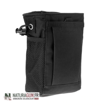 NATURAGUN® - POCHETTE - ETUIS A DOUILLES - TACTIQUE - MOLLE - NOIRE