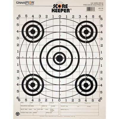 SCORE KEEPER - CIBLES - NOIRE - 46 x 35CM - 51400708 - 45716 - X12