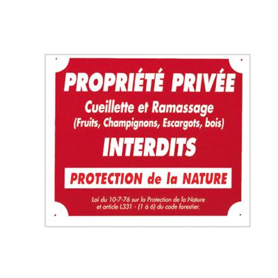 NATURAGUN® - PANCARTE - AKYL - PROTECTION DE LA NATURE - A50853