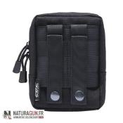 NATURAGUN® - POCHETTE - TACTIQUE MILITAIRE - EDC - MOLLE NOIRE