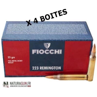 FIOCCHI - MUNITION - CAT B - 223 REM - 5.56 - 55 GR - FMJ - FI705561 - X200