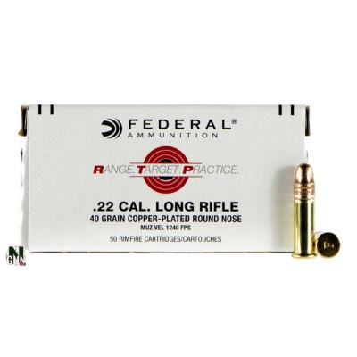 FEDERAL - MUNITION - CAT C - 22LR - RTP - COPPER PLATED - 40 GR - 62100133*