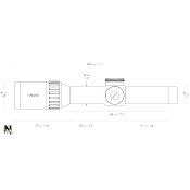 HAWKE - LUNETTE TIR - VANTAGE - 1-4X24 - IR - DOT - 30WA - L4A - 14273