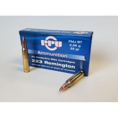 PPU - PRVI PARTIZAN - MUNITION - CAT B - 223 /5.56 - FMJ - 55G - PP-A-A615 - X20